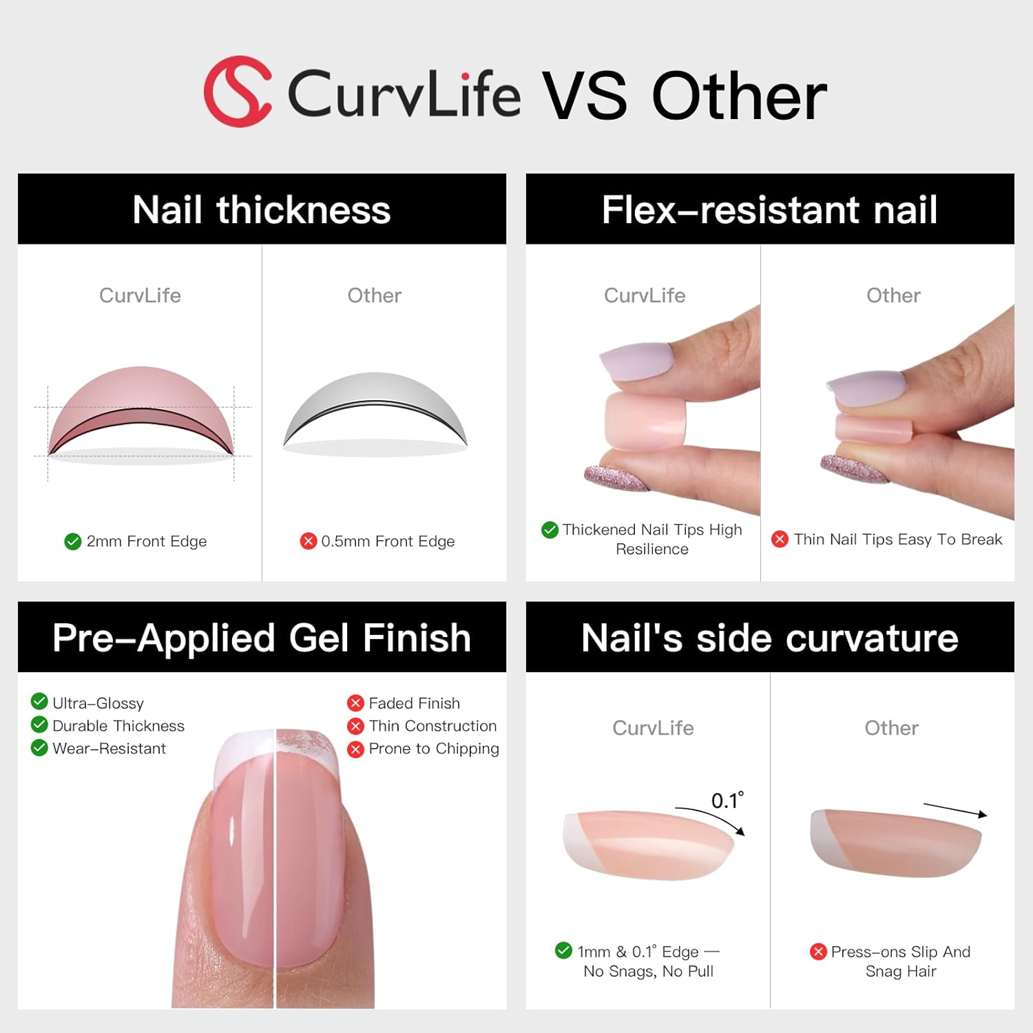 Minimalist Chic: Glossy Mocha Manicure - Image 2