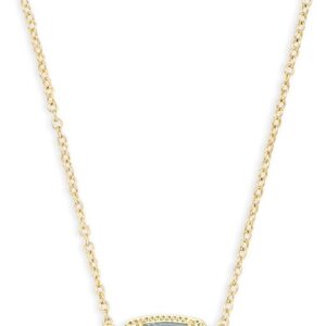 Kendra Scott Elisa Pendant Necklace for Women, Fashion Jewelry, 14k Gold-Plated
