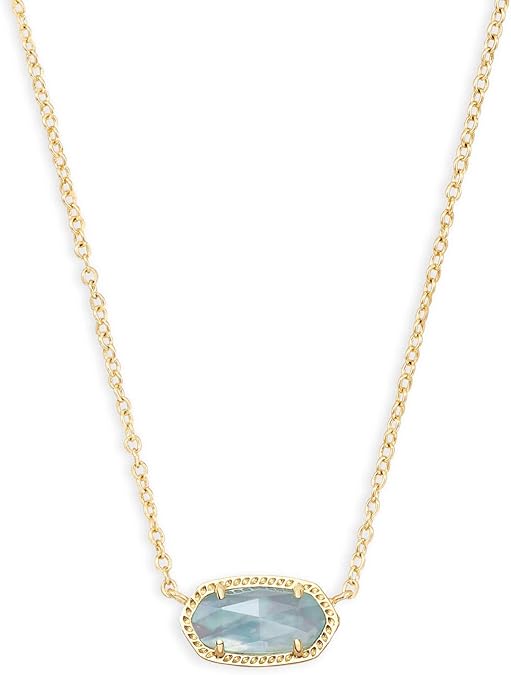Kendra Scott Elisa Pendant Necklace for Women, Fashion Jewelry, 14k Gold-Plated