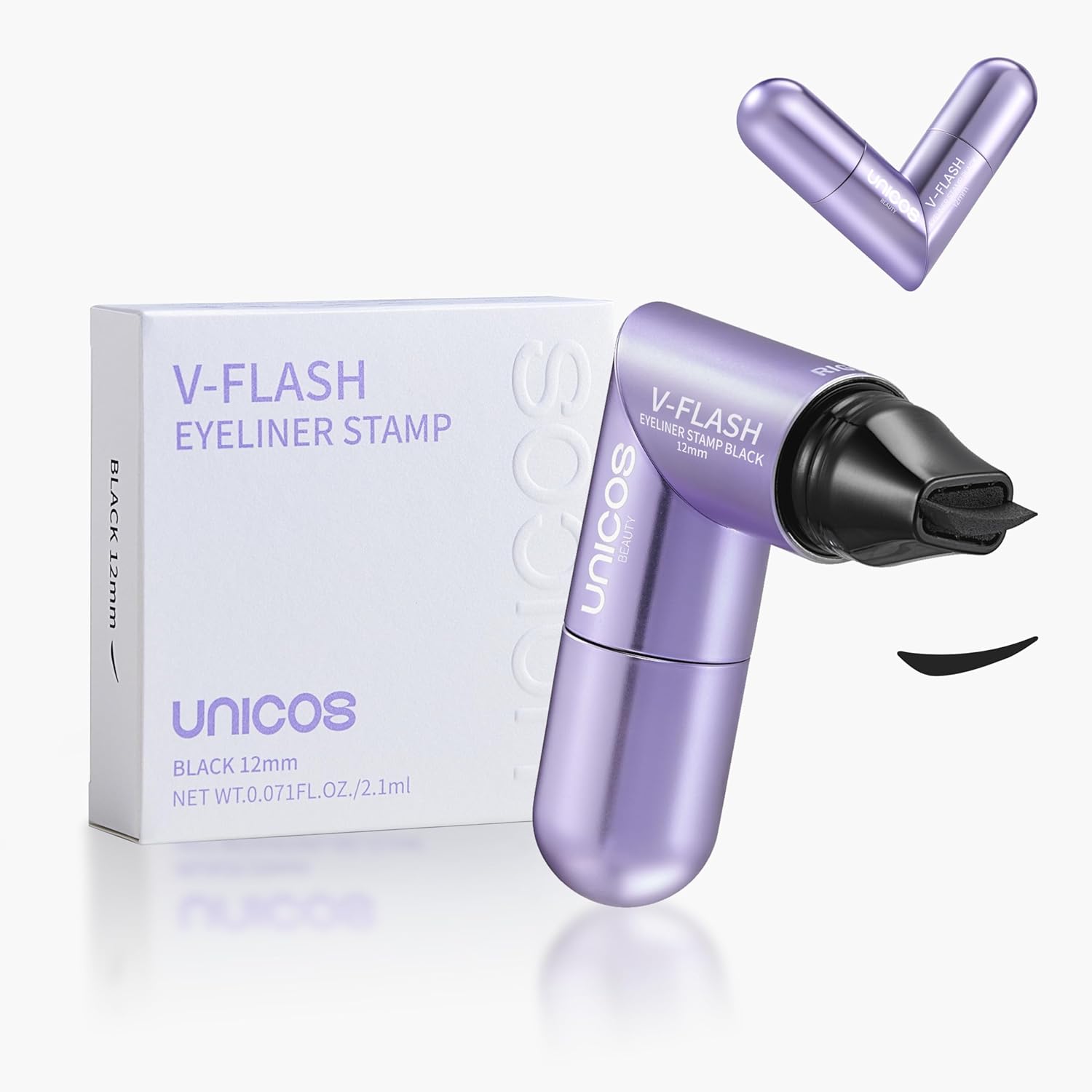 The Professional Choice: Unicos V-Flash Eyeliner Stamp – Achieve Perfect Symmetrical Wings in Seconds