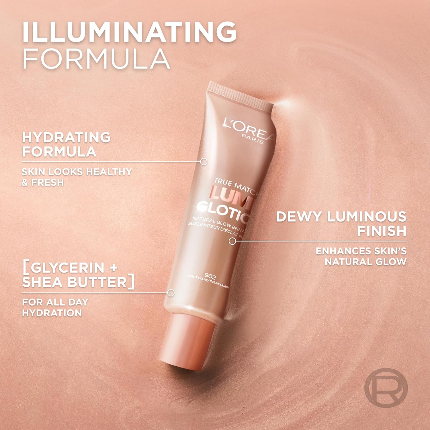 L'Oréal Paris True Match Lumi Glotion 903 Medium Glow – Instant Natural Radiance for a Dewy Finish - Image 2