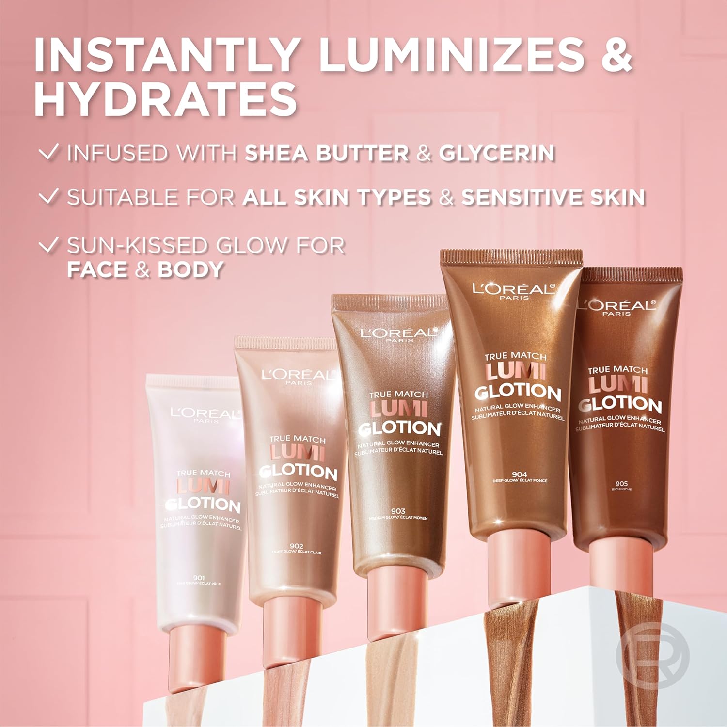 L'Oréal Paris True Match Lumi Glotion 903 Medium Glow – Instant Natural Radiance for a Dewy Finish - Image 3