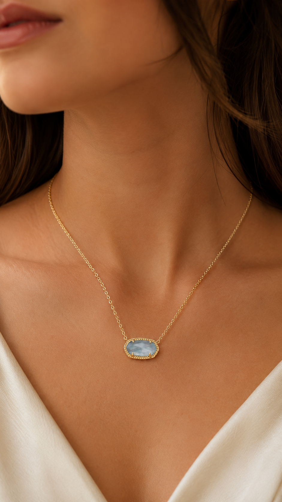 Kendra Scott Elisa Pendant Necklace for Women, Fashion Jewelry, 14k Gold-Plated - Image 2