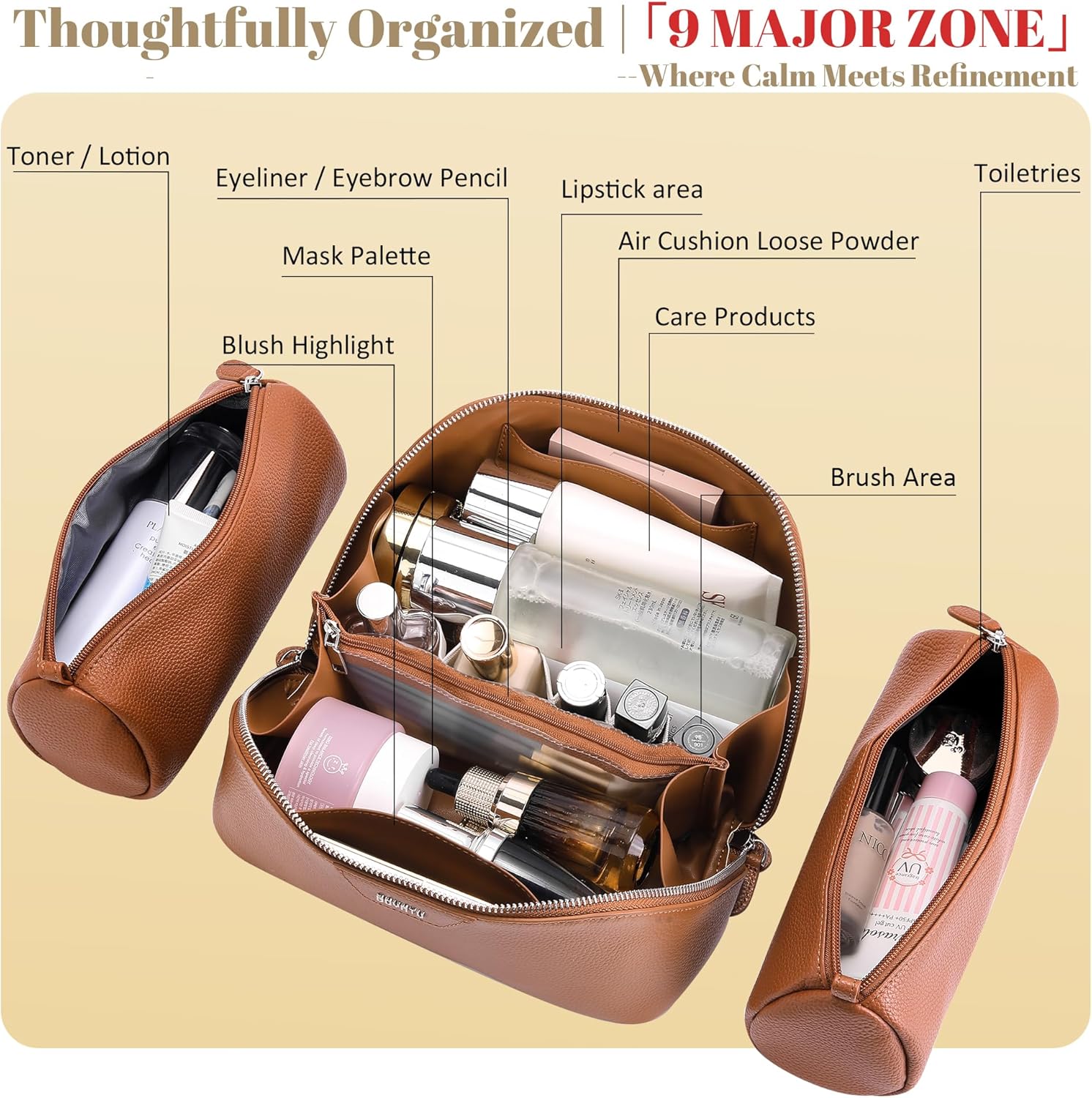 The BOYATU Premium Leather Travel Organizer: Elegance Meets Durability - Image 2