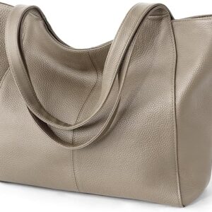 Elegant Minimalist Leather Tote Bag for Women | Spacious Everyday Shoulder Handbag