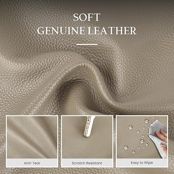 Elegant Minimalist Leather Tote Bag for Women | Spacious Everyday Shoulder Handbag - Image 2